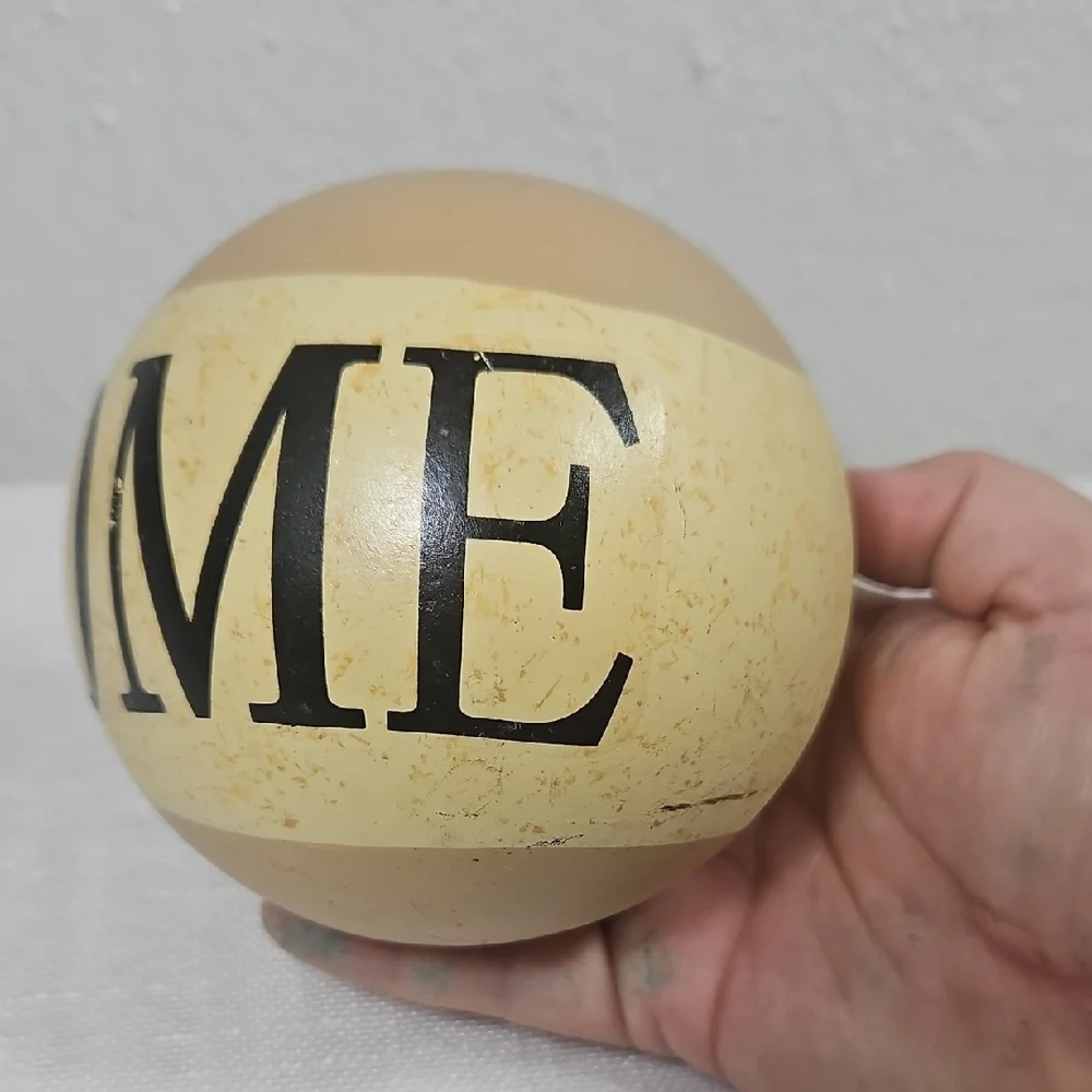 Family Faith Home Decorative 3 Spheres Set - Green, Brown, Tan